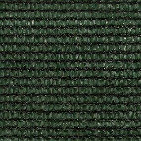 sötétzöld HDPE napvitorla 160 g/m² 4 x 7 m