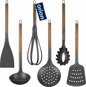 6x Konyhai Eszközök merőkanál konyhai lapát hableszedő kanál habverő tésztakanál
