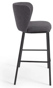 Sötétszürke bárszék 102 cm Ciselia – Kave Home