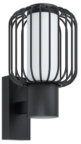Eglo 98721 Ravello kültéri fali lámpa, fekete, E27 foglalattal, max. 1x28W, IP44