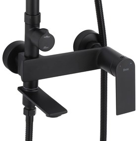 Zuhanyszett REA STORM BLACK MATT