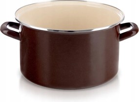 Nagy Zománcozott Gáz Főzőedény Hagyományos Indukciós 30CM 10L