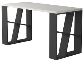 Íróasztal Honey - White, Anthracite