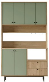Rery Oak and Green szekrény