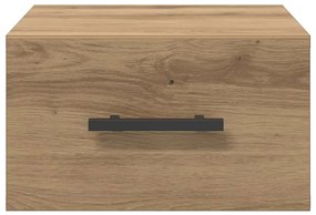 vidaXL Éjjeliszekrény kézműves tölgy 35 x 35 x 20 cm Faanyag