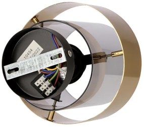 Felületre szerelhető csillár SPIEGA 1xE27/60W/230V arany/fekete