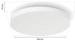 Philips - LED RGBW Dimmelhető mennyezeti lámpa Hue DATURA LED/48W/230V