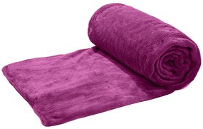 Bíbor mikropolar takaró VIOLET, 200x230 cm