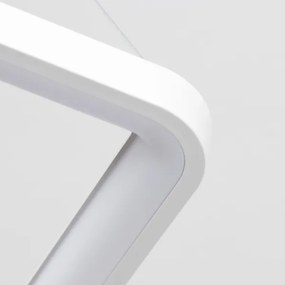 Brilagi - LED dimmelhető kábelre függeszthető csillár FALCON SLIM LED/50W/230V 50x50 cm fehér + távirányító