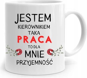 Bögre Ajándék Vezetőnek A Munka Öröm A fényképes nyomtatással