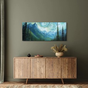 Kép - Táj Van Gogh érintésével (120x50 cm)