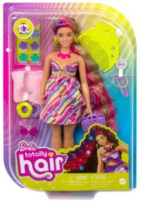 Mattel Barbie Totally Hair - Baba Virágos hajdísszel (HCM87_HCM89)