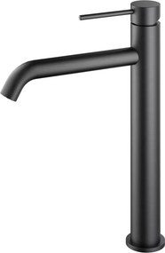 AREZZO design NOVA magasított mosdócsaptelep, szálcsiszolt gun metal