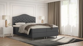 LADY elegáns ágy - 180x200, sötétszürke