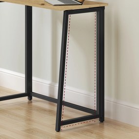 Összecsukható ZARIMO íróasztal 80x40 cm, artisan tölgy