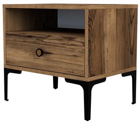 Lizbon Walnut éjjeliszekrény