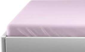 Jersey világoslila lepedő gyerekágyhoz 70 x 140 cm