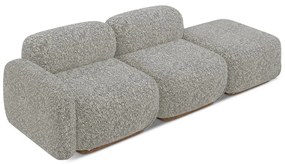 Szürke moduláris heverő (bal oldali) Ailani – Makamii