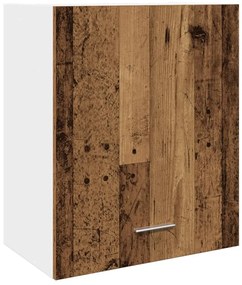 antik fa színű szerelt fa függő szekrény 50 x 31 x 60 cm