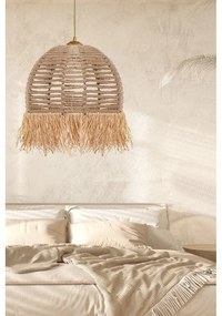 Világosbarna függőlámpa ø 30 cm – Opviq lights