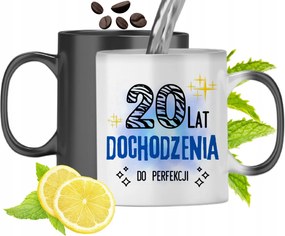 Mágikus Bögre 20. Születésnapra Színváltós Nyomtatott Fényképpel