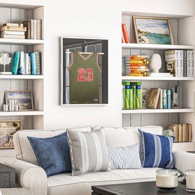 HOMCOM Keret doboz T-keretes mezkeretező alumíniumból és UV védett akrilból, 70 x 90 cm | Aosom