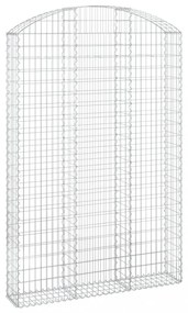 íves horganyzott vas gabion kosár 150x30x220/240 cm