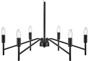 Monarch fekete függőlámpa, ø 70 cm - Markslöjd