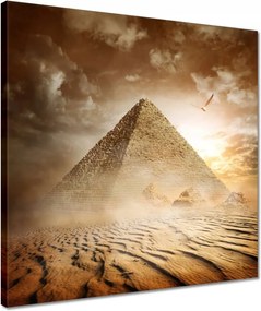 Vászonkép 40x40 Egyiptomi piramis k. Gíza