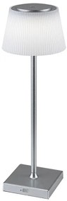 Rabalux 76013- LED Dimmelhető újratölthető asztali lámpa TAENA 4W/3,7V IP44 ezüst