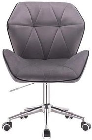 HR212K Grafit modern velúr szék