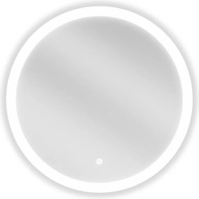 Mexen Oro megvilágított fürdőszobai tükör, kerek 60 cm, LED 6000K, páramentes - 9824-060-060-611-00