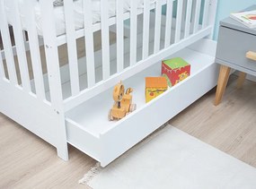 Sleep fenyő kiságy fehér