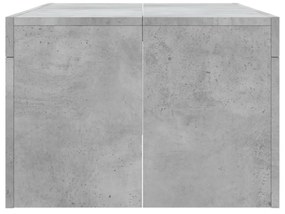 betonszürke szerelt fa dohányzóasztal 102 x 50 x 36 cm
