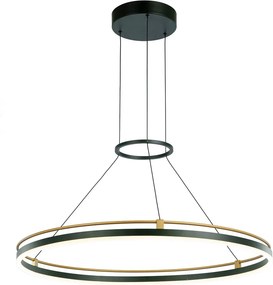 Italux modern függeszték merlot fekete arany itx5900644337966