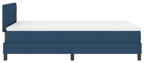 Boxspring ágy matraccal Tengerészkék 120x200 cm Szövet