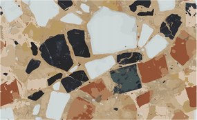 Flizelin tapéta 3D ragasztóval Fali Rusztikus kövek 416x254 Ragasztó