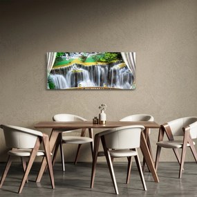 Kép - Varázslatos vízesések megtekintése (120x50 cm)