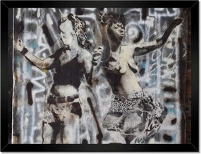 Poszterek keretben 40x30 Graffiti Utcaművészet