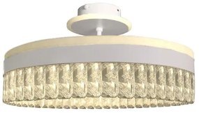 LED Dimmelhető felületre szerelhető csillár LED/75W/230V 3000-6500K fehér + távirányítás