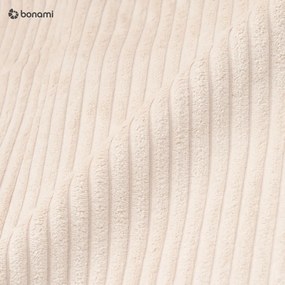 Bézs ágyneműtartós boxspring ágy 200x200 cm Lysa – Ropez