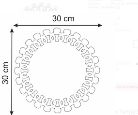 Dekoratív akril falitükrök 30 cm