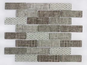 Üvegmozaik Premium Mosaic brown 26x30 cm matt MOSV98TBR