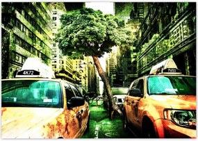 Poszterek 100x70 Zöld New York