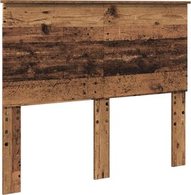 vidaXL Fejtámla Öreg fa 120 cm Faanyag