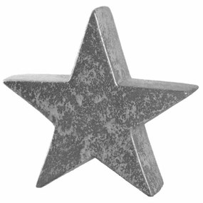 LEONARDO ORNARE dekor csillag 30cm, ezüst