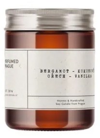 Illatos szójaviasz gyertya égési idő 40 ó #32 Bergamot, Coconut, Vanilla – Perfumed Prague