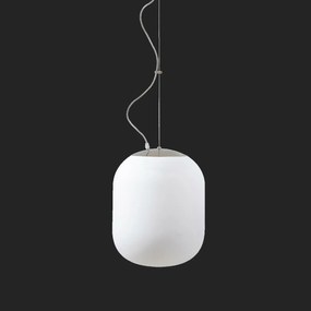 Osmont 62352 Tania L1 Hp függesztett üveglámpa rozsdamentes acél polírozott fehér IP4