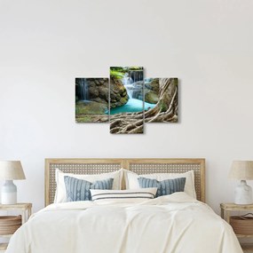 Kép - Folyó vízesésekkel (90x60 cm)