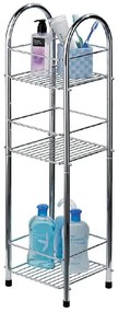 Szürke fürdőszobai polcos állvány 22x81 cm – Premier Housewares